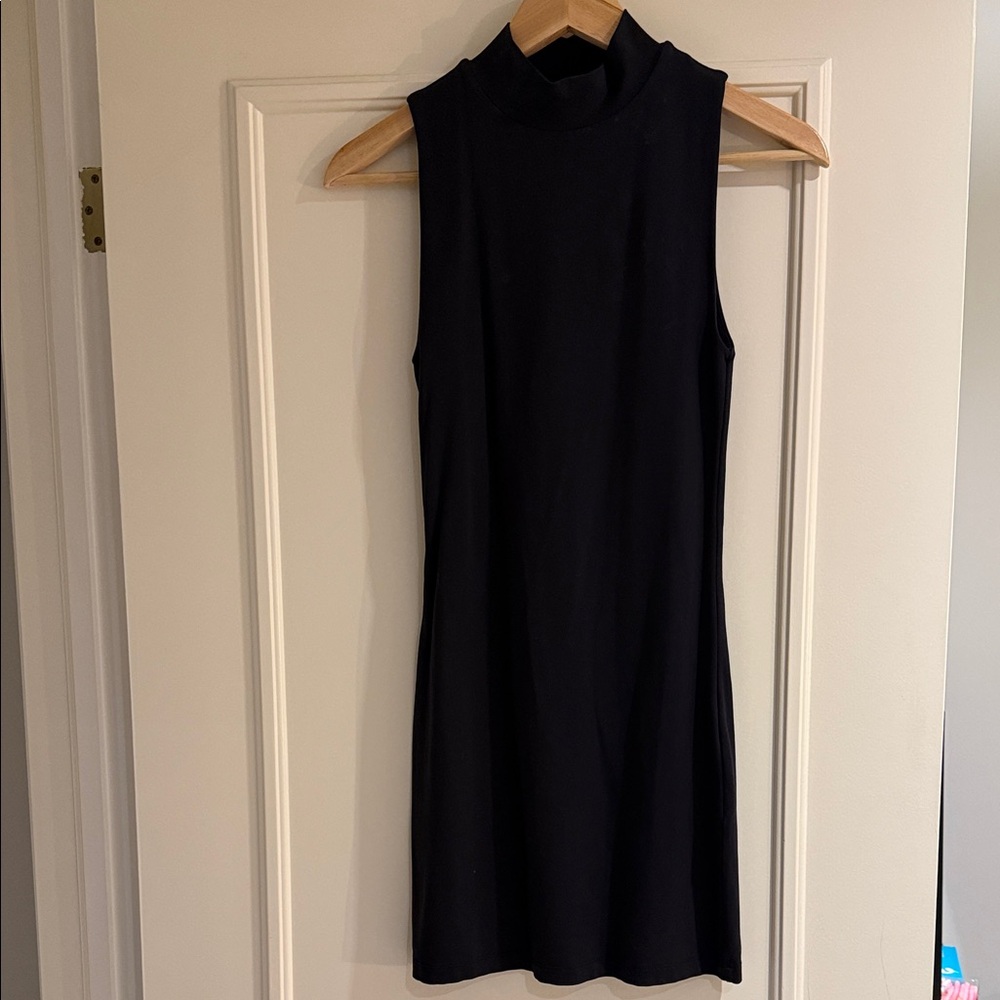 Babaton contour high neck mini dress